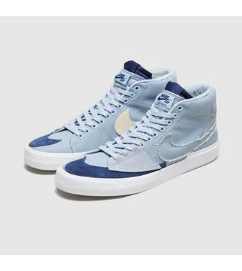 Botasky Nike SB Blazer Mid Edge Blazer Mid Edge - Panske Topanky Modre | ZBI-634258